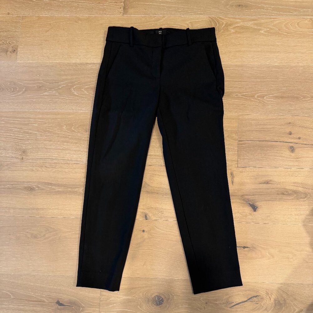 J.Crew Cameron slim cropped pant in four-season stretch Size 4 Black